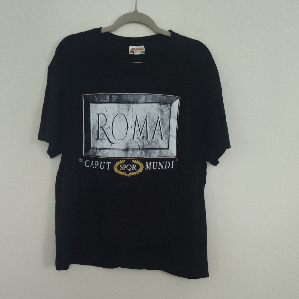 Roma Graphic Black T-Shirt